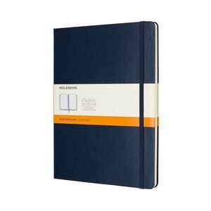Open Box - Moleskine -  Ruled Notebook XL Hard Cover Sapphire Bl Blue
